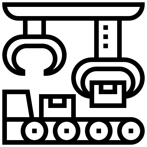 Assembly factory production industrial icon