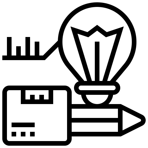 Design process innovation design process package icon