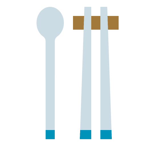 Chopstick spoon chopstick asian icon