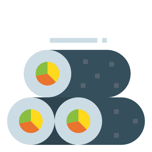 Kimbap food and restaurant asian food korea icon