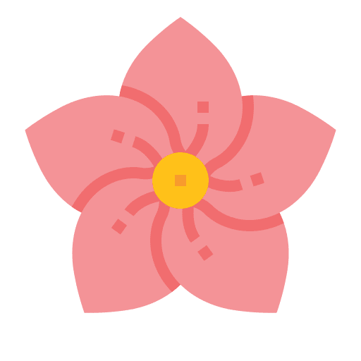 Mugunghwa flower nature flora icon
