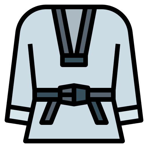 Taekwondo sport sports and competition kimono icon