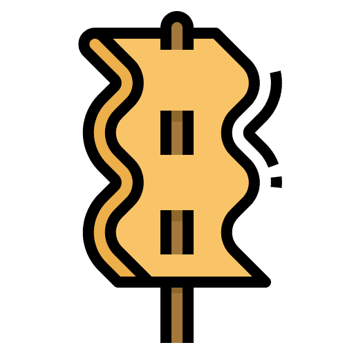 Fish cake food and restaurant nutrition fish cake icon