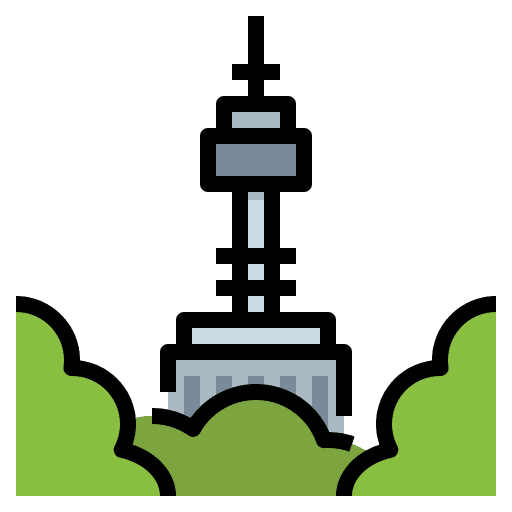 Seoul tower building seoul seoul tower icon