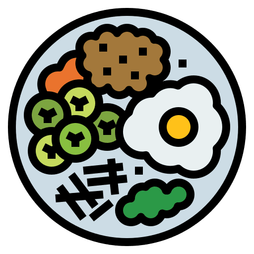Bibimbap bibimbap meat korean icon