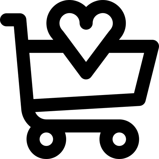 Shopping cart commerce and shopping shop commerce icon