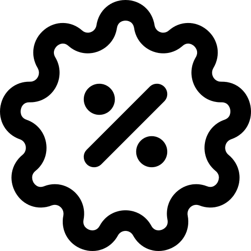 Sales discount sales sticker icon