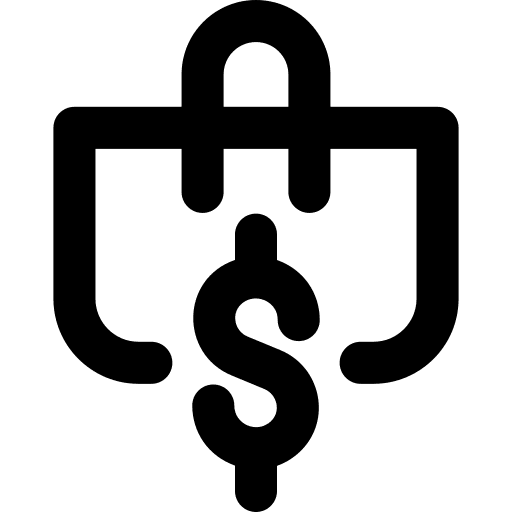 Shopping bag shop buy commerce and shopping icon