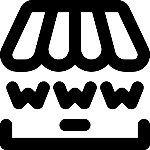 Shopping www ecommerce commerce and shopping icon