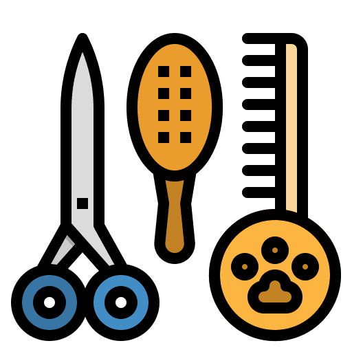 Beauty saloon paw beauty animals icon