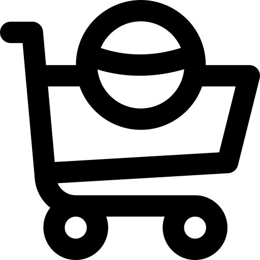 Shopping cart buy commerce and shopping shop icon