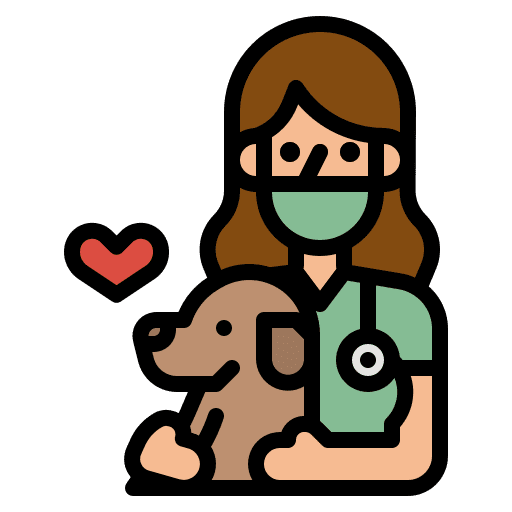 Veterinarian woman avatar veterinarian icon