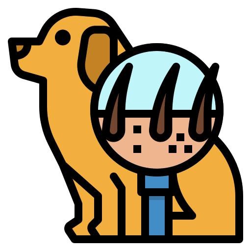 Dermatology hair skin care healthcare icon