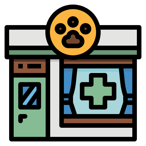 Hospital clinic pet hospital icon