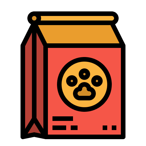 Pet food pet food dog paw icon