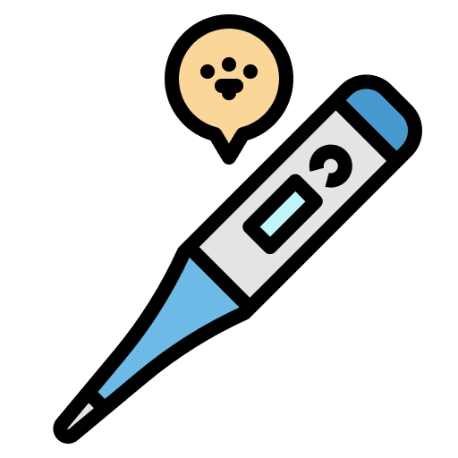 Thermometer thermometer pet healthcare and medical icon