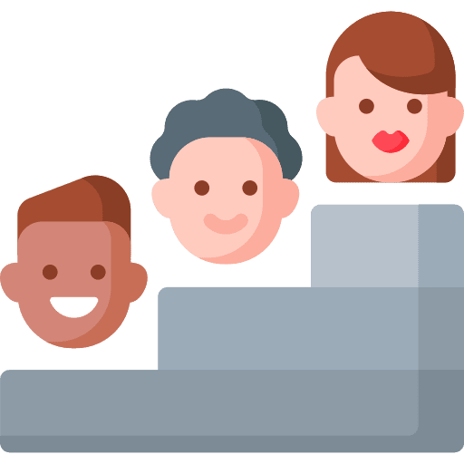 Hierarchy organized organization hierarchical structure icon