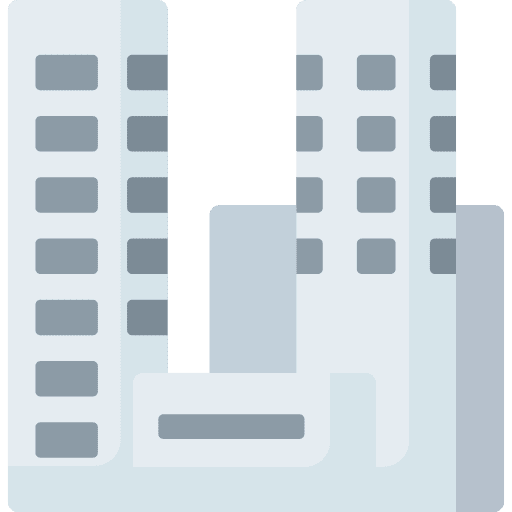 Business center agency branch office icon