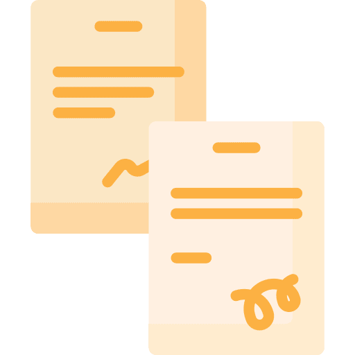 Documents business pen pencil icon