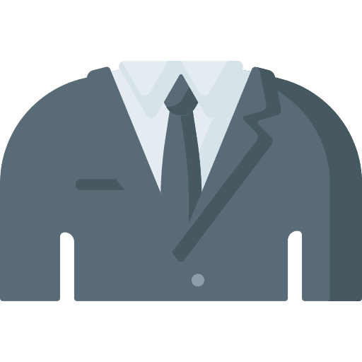 Dress code suit dress code elegant icon