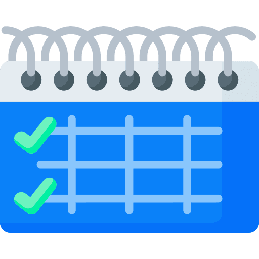 Calendar date schedule calendar icon