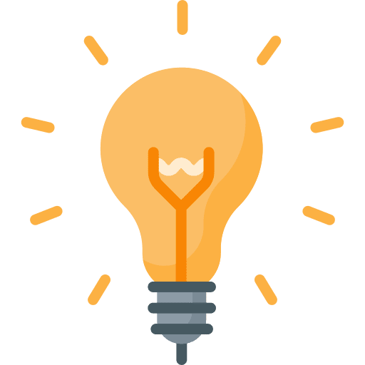 Idea professions and jobs foco invention icon