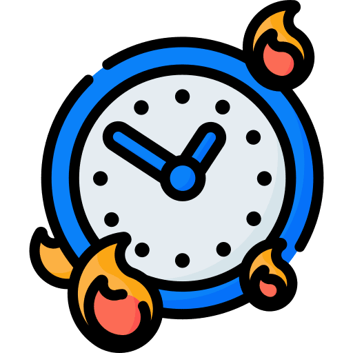 Deadline deadline time clock icon