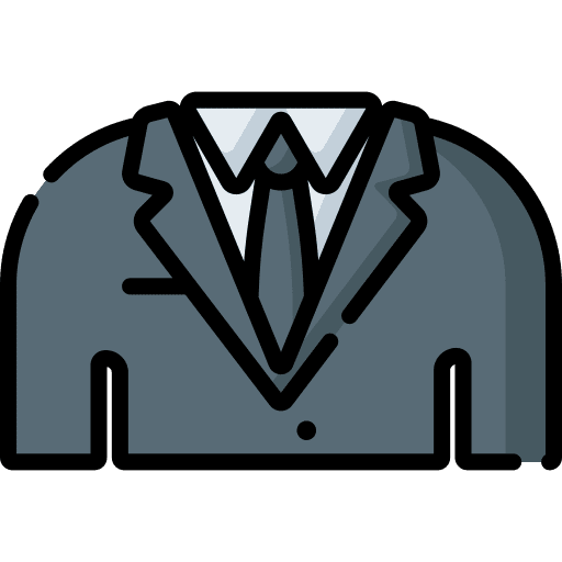 Dress code suit tie dress code icon