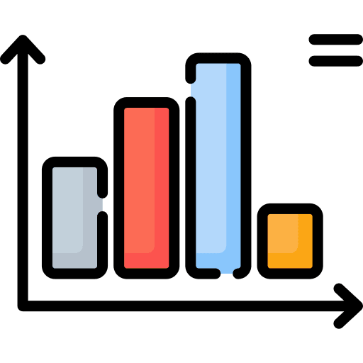 Graphics statistics graphic business and finance icon