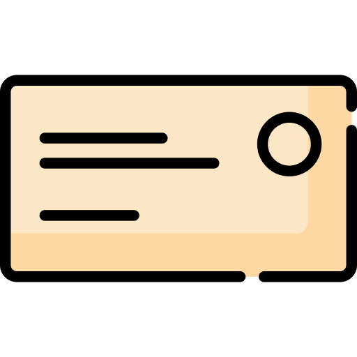 Business card business professions and jobs id card icon