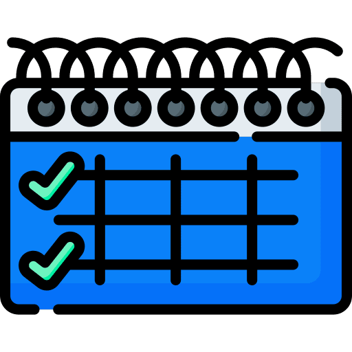 Calendar time and date calendar date icon