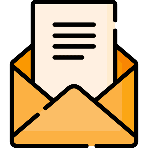 Letter communications interface letter icon
