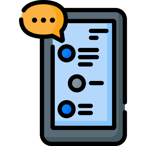 Work application working communications icon