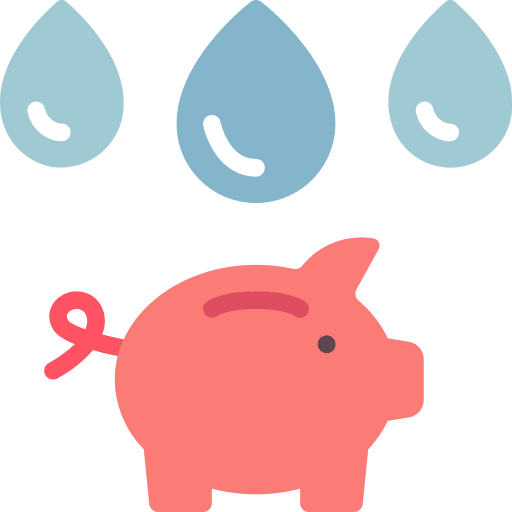 Save water ecology h2o drink icon
