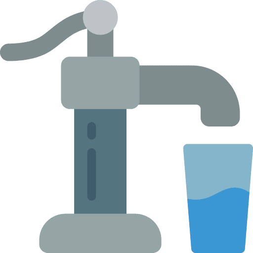 Pump food and restaurant drink pump icon