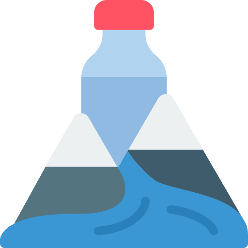 Water hydratation drink bottle icon