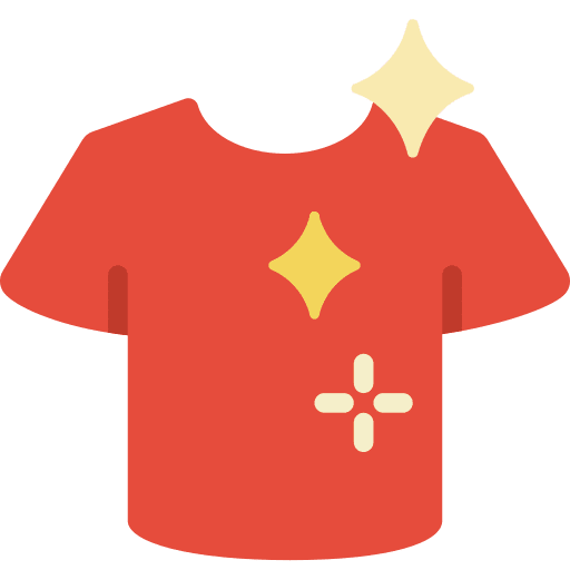 Clean clothes housework fashion washing icon