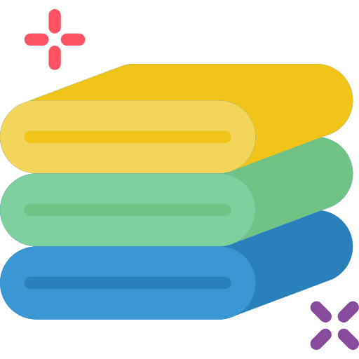 Towels laundry miscellaneous housework icon