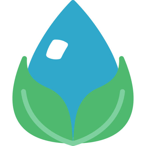 Water h2o plant drop icon