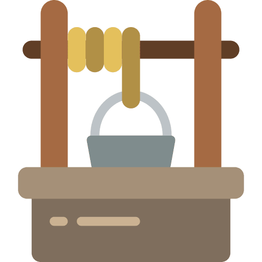 Well h2o furniture and household hydratation icon