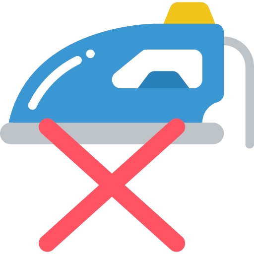 Do not steam laundry temperature ironing icon