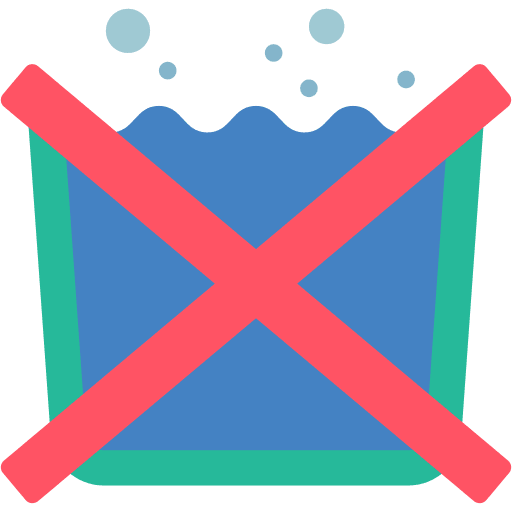 Do not wash washing miscellaneous housework icon