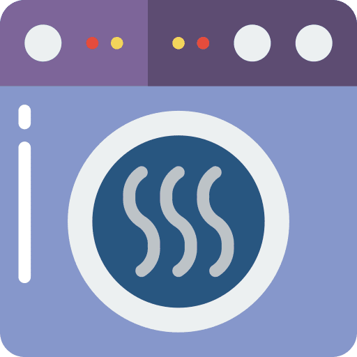 Dryer furniture and household dryer washing icon