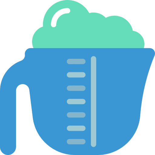Powder washing laundry temperature icon