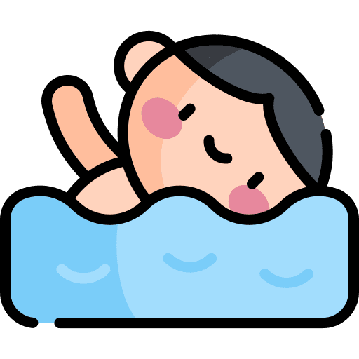 Swimming tick allowed swimming icon