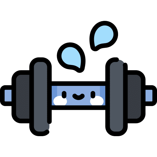 Exercise sport weightlifting healthcare and medical icon