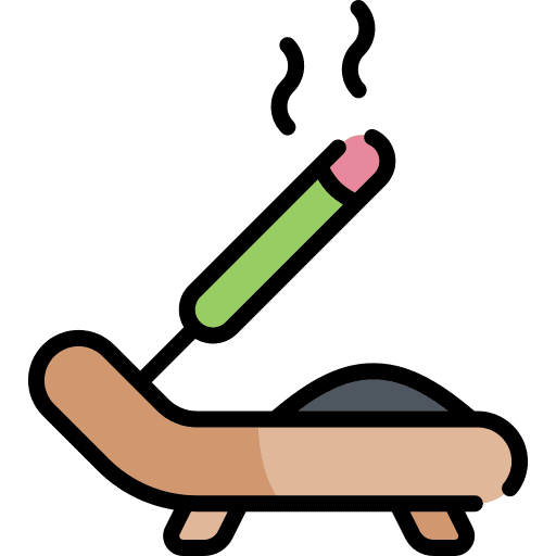 Incense relax incenses burning icon