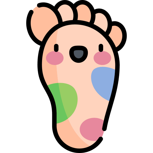 Reflexology healthcare and medical therapy medical icon