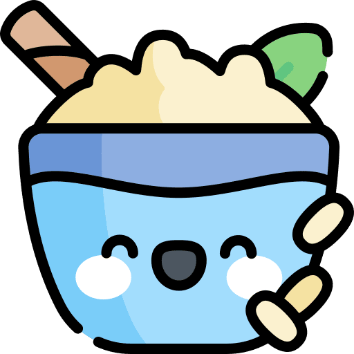 Rice pudding food and restaurant food rice icon