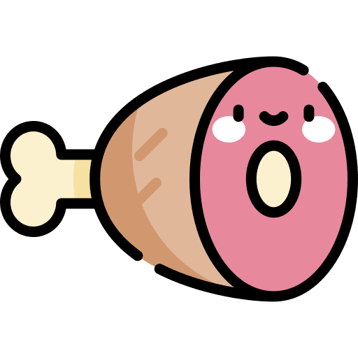 Ham ham pork gastronomy icon